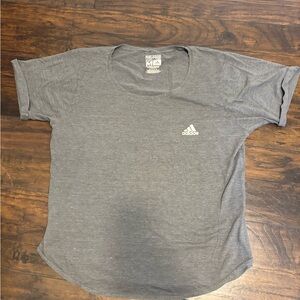 Adidas Feelgood Tee in Heather Gray